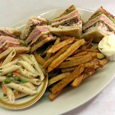 Fairview Farms club sandwich