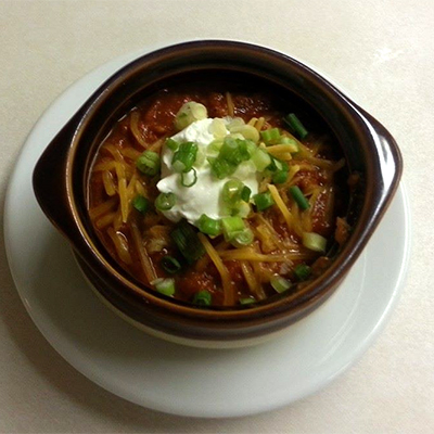 Fairview Farms turkey chili